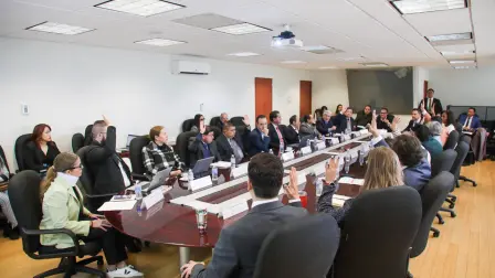 Reunión del Grupo de Innovación Financiera. Foto EE: Cortesía X / @GabrielYorio