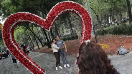 14 de febrero de 2024, Día del Amor y la Amistad, en la Ciudad de México. Foto EE: Eric Lugo