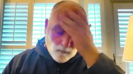 World Central Kitchen founder Chef Jose Andres participates in an online Reuters interview from Eastern Shore, Maryland