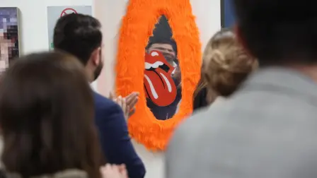 Muestra plástica “Durante la transición". Foto: Cortesía