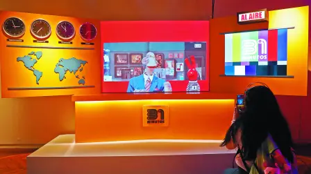 Aspectos de la exposición de 31 Minutos. Foto EE: Fernando Villa del Ángel