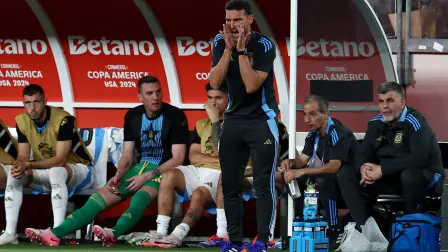 Director Técnico de Argentina, Lionel Scaloni. Foto: Reuters
