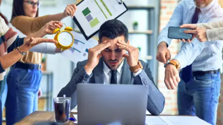 La carga de trabajo es más pesada si el líder no tiene apoyo. Foto: Shutterstock.