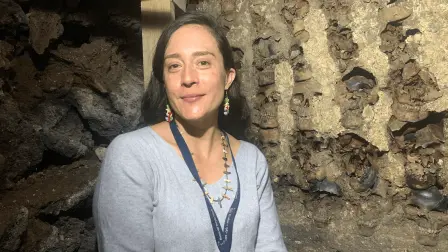 Lorena Vázquez Vallin, arqueóloga. Foto Francisco de Anda