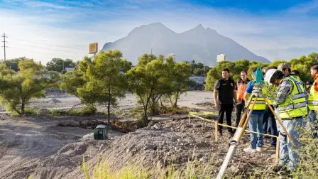 Las reparaciones de Constitución y Morones Prieto luego del paso de la tormenta Alberto. Foto EE: Cortesía.