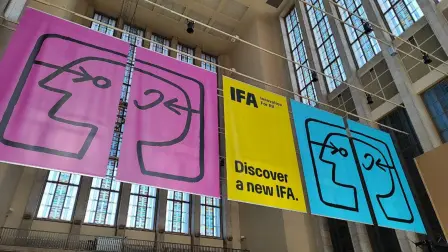 La exposición de IFA, la cual se presenta en el Palais de Messe Berlin. Foto EE: Rodrigo Riquelme.