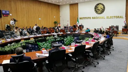 Consejo General del INE. Foto EE: Cortesía X / @INEMexico