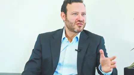 CARLOS LOPEZ-MOCTEZUMA DIRECTOR GENERAL DE BANCOPEL  . FOTO : HUGO SALAZAR / EL ECONOMISTA .