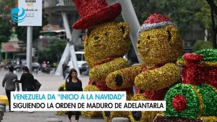 Nicolás Maduro mandó adelantar la festividad a octubre debido a las "buenas perspectivas económicas" que había dejado agosto.

Para más información del tema, visita: 
https://www.eleconomista.com.mx/internacionales/venezuela-da-inicio-navidad-siguiendo-orden-maduro-adelantarla-20241002-728314.html
Twitter: https://twitter.com/eleconomista 
Sitio web: https://www.eleconomista.com.mx/ 
Facebook: https://www.facebook.com/ElEconomista.mx 

#ElEconomista #CapitalHumano #EETV
