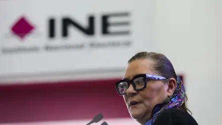 Guadalupe Taddei, consejera presidenta del INE.