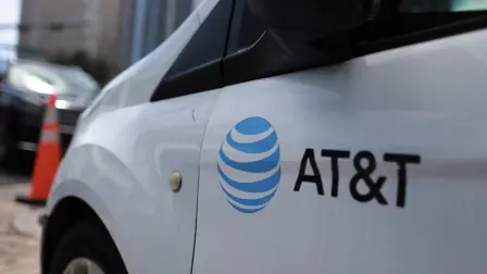 Logo de AT&T empresas de telecomunicaciones
