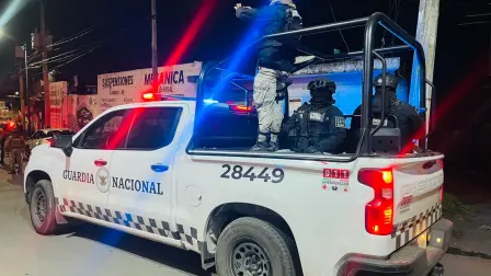 Personal de la Guardia Nacional que participó en el operativo.