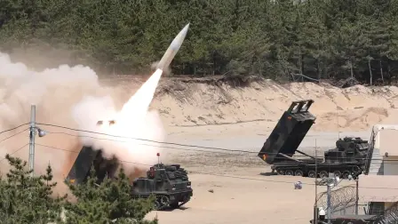 El Ministerio de Defensa de Rusia aseguró que las Fuerzas Armadas ucranianas atacaron durante la noche del lunes la región de Brians con misiles de largo alcance ATACMS.
 - ---- EDITORS NOTE ----- RESTRICTED TO EDITORIAL USE - MANDATORY CREDIT "AFP PHOTO / South Korean Defence Ministry" - NO MARKETING NO ADVERTISING CAMPAIGNS - DISTRIBUTED AS A SERVICE TO CLIENTS /