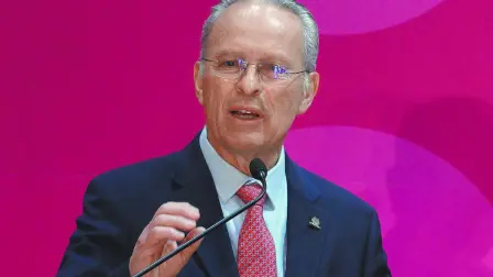 CIUDAD DE MÖXICO, 20FEBRERO2024.- Jos» Medina Mora, presidente de la Coparmex, da un discurso en el evento. FOTO: DANIEL AUGUSTO /CUARTOSCURO.COM