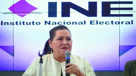 CIUDAD DE MÉXICO, 27NOVIEMBRE2024.- Guadalupe Taddei, consejera presidenta del Instituto Nacional Electoral, durante su conferencia a medios de comunicación en las instalaciones del INE en Tlalpan.
FOTO: ROGELIO MORALES /CUARTOSCURO.COM