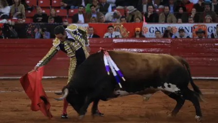 El matador Juan Pablo Sánchez en su participación en la Plaza México