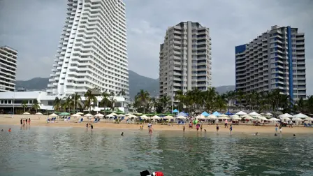 Zona hotelera de Acapulco.