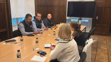 La delegación de empresarios recibió asesoría por parte de la Cámara de Comercio de Madrid.