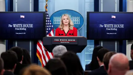 Karoline Leavitt, vocera de la Casa Blanca