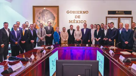 La presidenta, Claudia Sheinbaum, y empresarios del país sostuvieron reuniones de avances del Plan México en víspera del anuncio de los aranceles de EU.