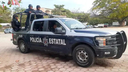 Policía estatal de Oaxaca.