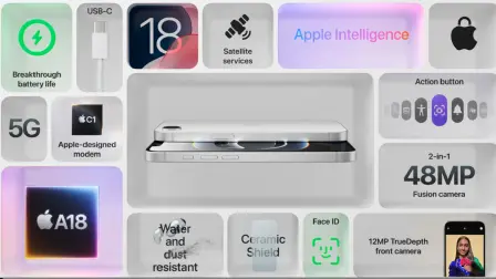 El iPhone 16e tiene la calificación IP68 de resistencia a las salpicaduras, al agua y al polvo, e incluye la parte delantera de Ceramic Shield con formulación avanzada, más duro que cualquier vidrio de 'smartphone'. 

Para más información del tema, visita: https://www.eleconomista.com.mx/tecnologia/apple-presenta-iphone-16e-smartphone-economico-apple-intelligence-20250219-747031.html 

¡Síguenos en nuestras redes sociales para mantenerte informado! 

Twitter: https://twitter.com/eleconomista 
Facebook: https://www.facebook.com/ElEconomista.mx 
Instagram: https://www.instagram.com/eleconomistamx 
LinkedIn: https://www.linkedin.com/company/el-economista/ 

#ElEconomista #EETV