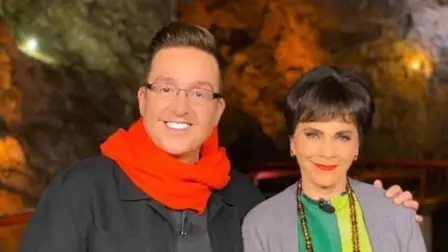 Daniel Bisogno y Paty Chapoy, periodistas de la fuente de espectáculo y conductores del programa Ventaneando.