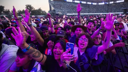 Asistentes al festival de música Vive Latino.