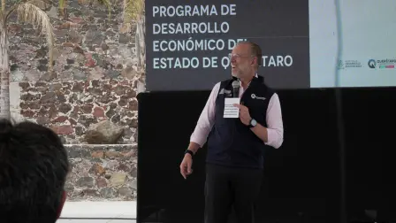 Marco Antonio Del Prete Tercero, titular de Sedesu Querétaro y presidente de la Amsde.