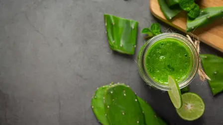 Jugos con nopal.