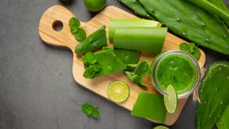 Jugos con nopal