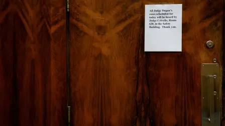 Oficina de la jueza Hannah Dugan. Foto: Reuters