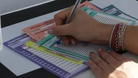 Boletas electorales para las Elecciones Judiciales a celebrarse el 1 de junio.