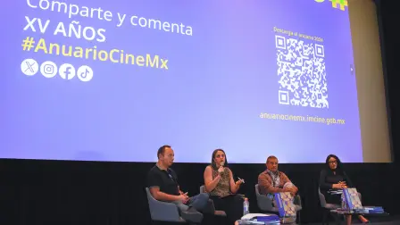 Presentadores: cineasta Roberto Fiesco; Daniela Alatorre, del Imcine; Raúl Figueroa, del Inegi, y Rosario Lara.