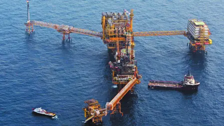 Mexico's state-run oil monopoly Pemex's platform 