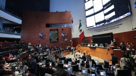 Sesión de la Comisión peremanente del Congreso de la Unión.