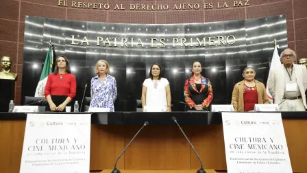Inauguración. “Foro cultura y cine mexicano en cada rincón de la República”, este miércoles en el Senado. Foto EE: Especial