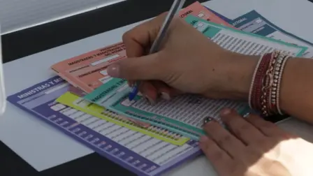 Integrantes de la misión de acompañamiento internacional de expertos electorales que hicieron observación en la pasada elección Judicial reconocieron que los acordeones para inducir el voto es un delito; no obstante, afirmaron que ellos no pudieron constatar su distribución o uso el domingo.