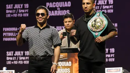 El encuentro entre Manny Pacquiao y el mexicano-estadounidense Mario Barrios, se llevará a cabo el 19 de julio en el MGM Grand Garden Arena de Las Vegas.

Para más información del tema, visita: https://www.eleconomista.com.mx/deportes/manny-pacquiao-regresara-cuadrilatero-enfrentara-mario-barrios-titulo-peso-welter-20250603-762043.html

¡Síguenos en nuestras redes sociales para mantenerte informado!

Twitter: https://twitter.com/eleconomista 
Facebook: https://www.facebook.com/ElEconomista.mx
Instagram: https://www.instagram.com/eleconomistamx
LinkedIn: https://www.linkedin.com/company/el-economista/

#ElEconomista #EETV