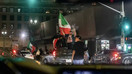 En Los Ángeles, donde comenzaron los disturbios la semana pasada, este miércoles impera la calma en las calles del centro de la ciudad tras el toque de queda nocturno.