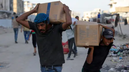 Naciones Unidas ha rechazado el plan, afirmando que la distribución es inadecuada, peligrosa y viola los principios de imparcialidad humanitaria.