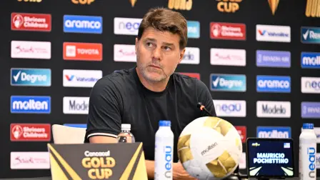 Mauricio Pochettino en conferencia de prensa.