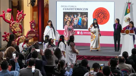 La jefa de Gobierno de la Ciudad de México, Clara Brugada anunció la presentación de la ópera "Cuauhtemóctzin" narra "la heroica defensa de Tenochtitlán".
