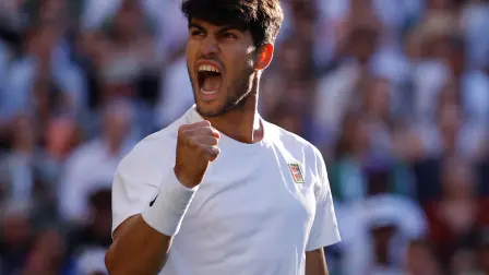Carlos Alcaraz venció a Cameron Norrie. Foto: Reuters