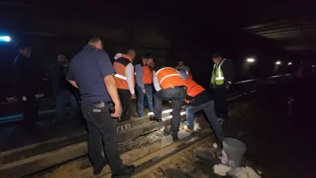 Reparaciones en la Línea 2 del Metro de la CDMX.