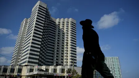 El hotel Melia Cohiba en la La Habana, Cuba. Foto: AFP