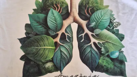 Imagen de playera de la Amazonia, diseño de Energía Natural