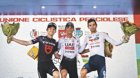 Isaac del Toro, ciclista.