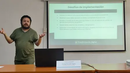 Irving Morales Agiss, director de Datos Abiertos de la Agencia de Transformación Digital y Telecomunicaciones.