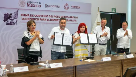 La gobernadora Layda Sansores.